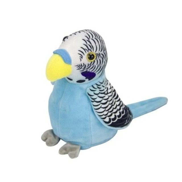 Talk-Back Blue Macaw Parrot Plush — photo 4