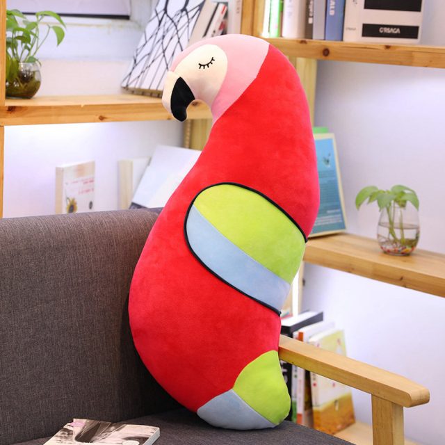 Sleepy Macaw Parrot Pillow Plush — photo 2