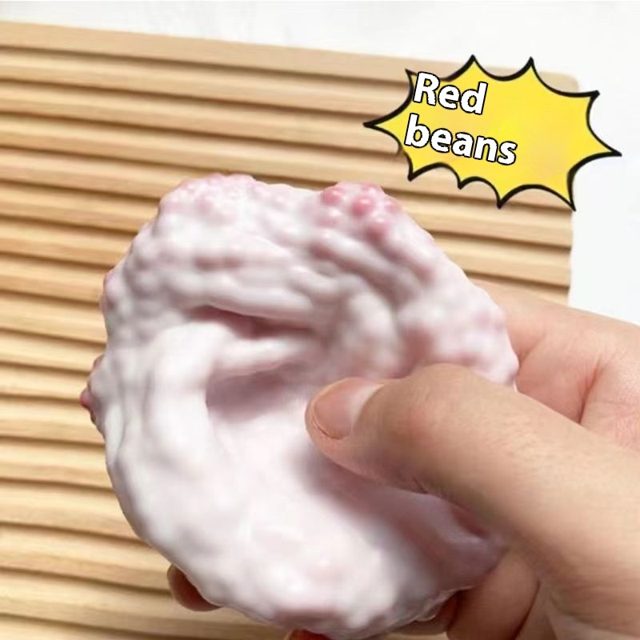 Squishy Red Bean Squeeze Ball