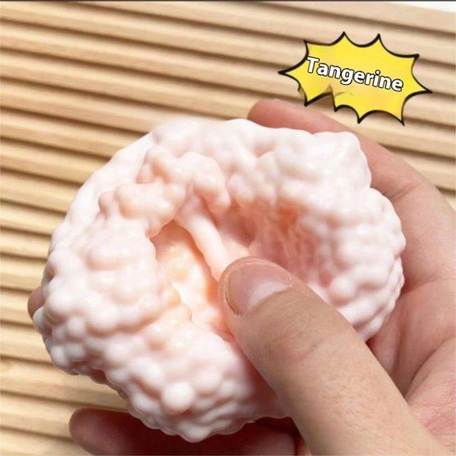 Squishy Tangerine Squeeze Ball