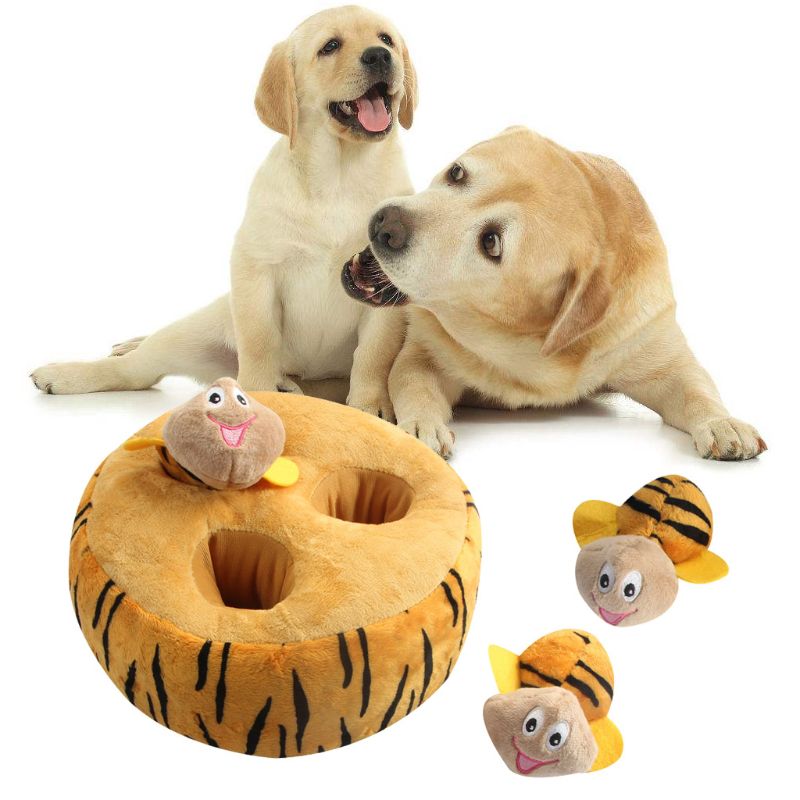 Hide-and-Seek Bees Dog Snuffle Toy โ photo 3