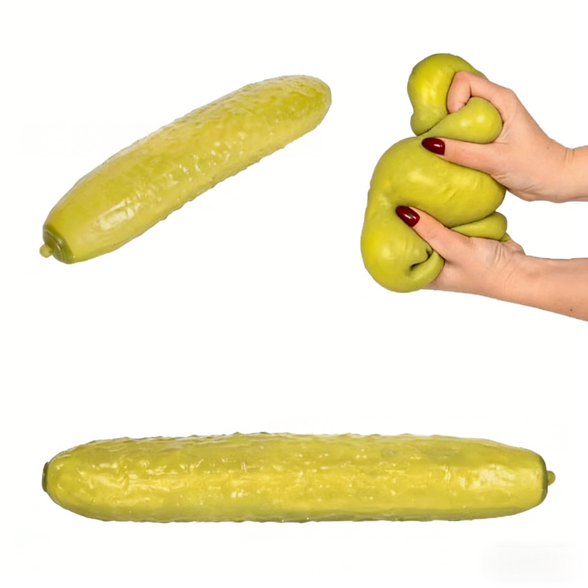 Pickled Cucumber-shaped Squeeze Toy