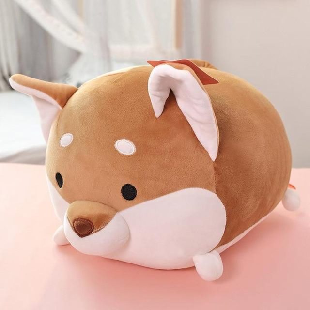 Sleepy Shiba Inu Loaf Plush (45cm)