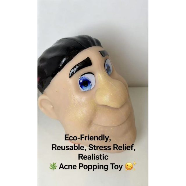 Pop-a-Pimple Squeezy Face Toy — photo 2