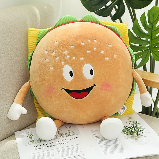Happy Cheeseburger Buddy Plush