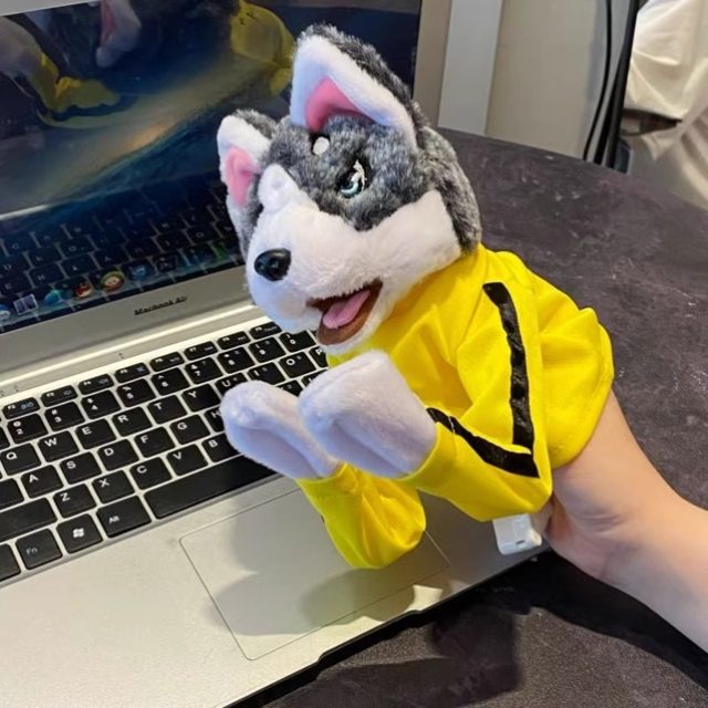 Boxing Husky Hand Puppet