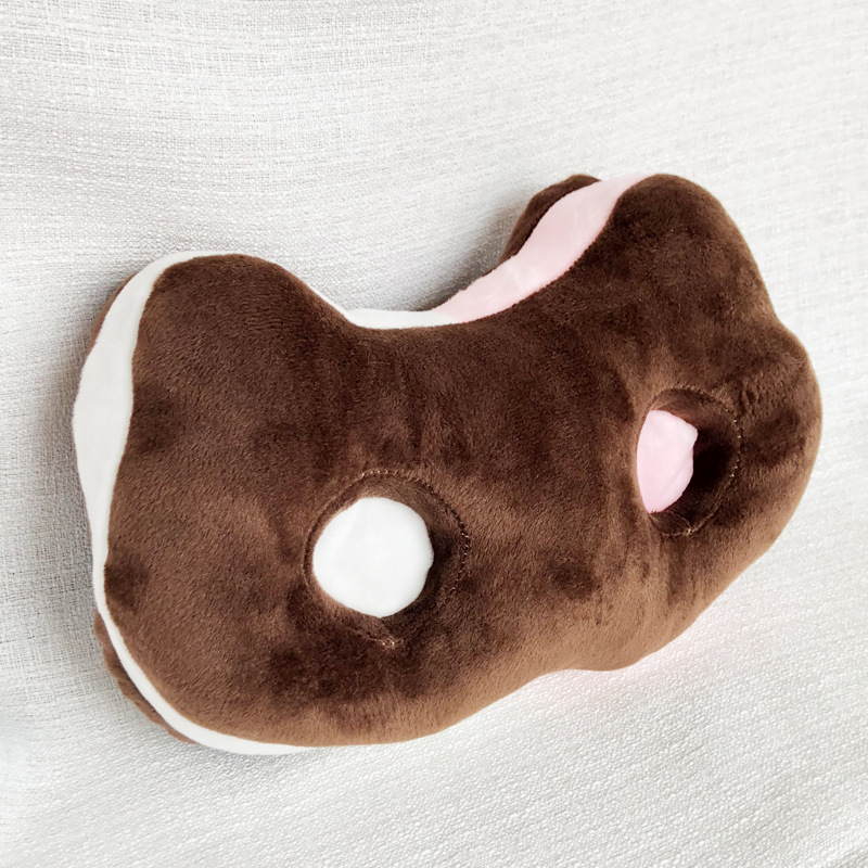 Chocolate Cookie Cat Cushion Plush — photo 3