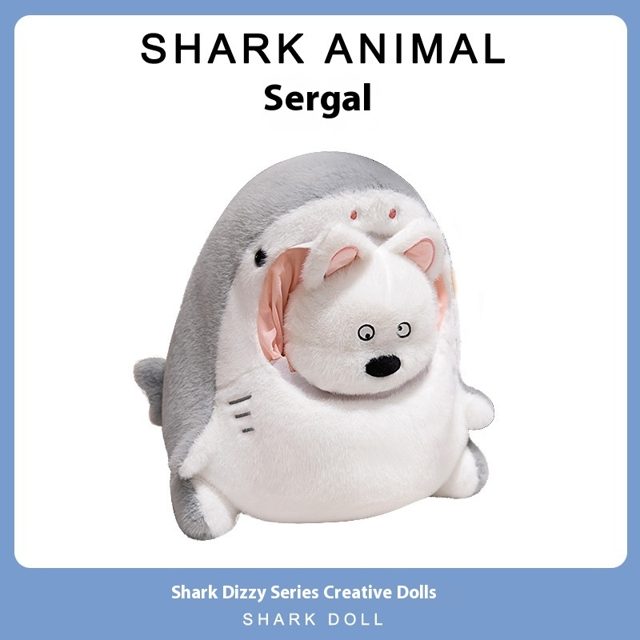 Shark-Hoodie Puppy Plush - 30cm — photo 2