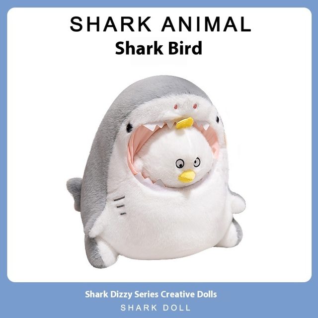 Shark-Hoodie Chick Plush - 30cm — photo 2