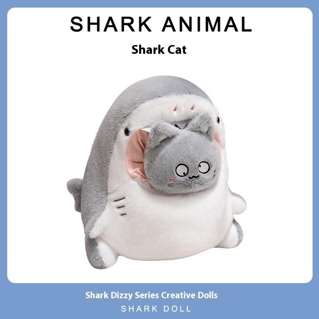 Chomped! Shark Plush With Grumpy Cat — photo 2