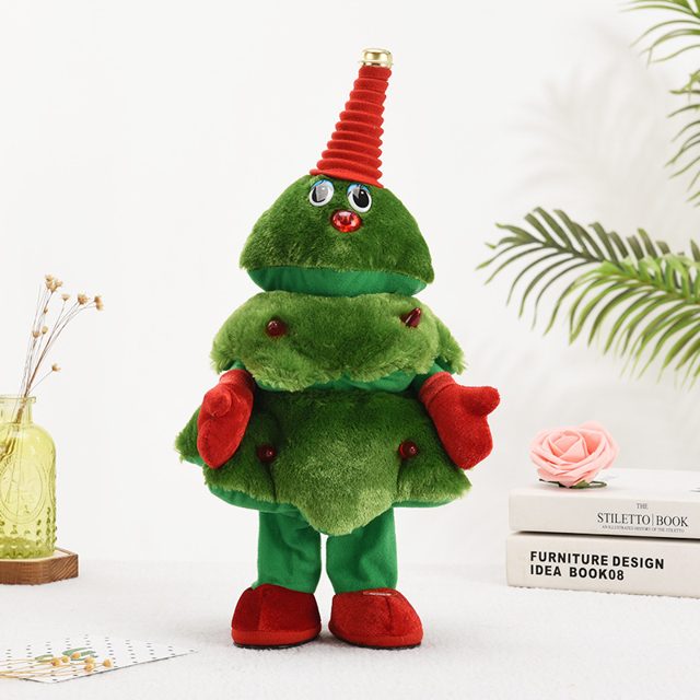 Mittens Dancing Christmas Tree Plush