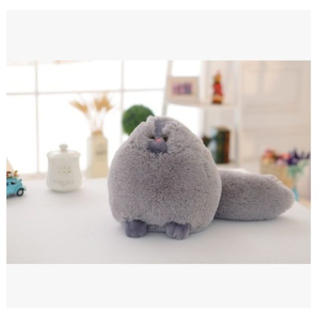 Round Fluffy Persian Cat Plushie — photo 3