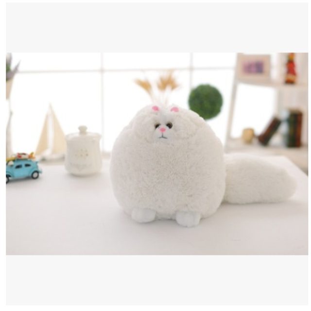 Round Fluffy Persian Cat Plushie — photo 6
