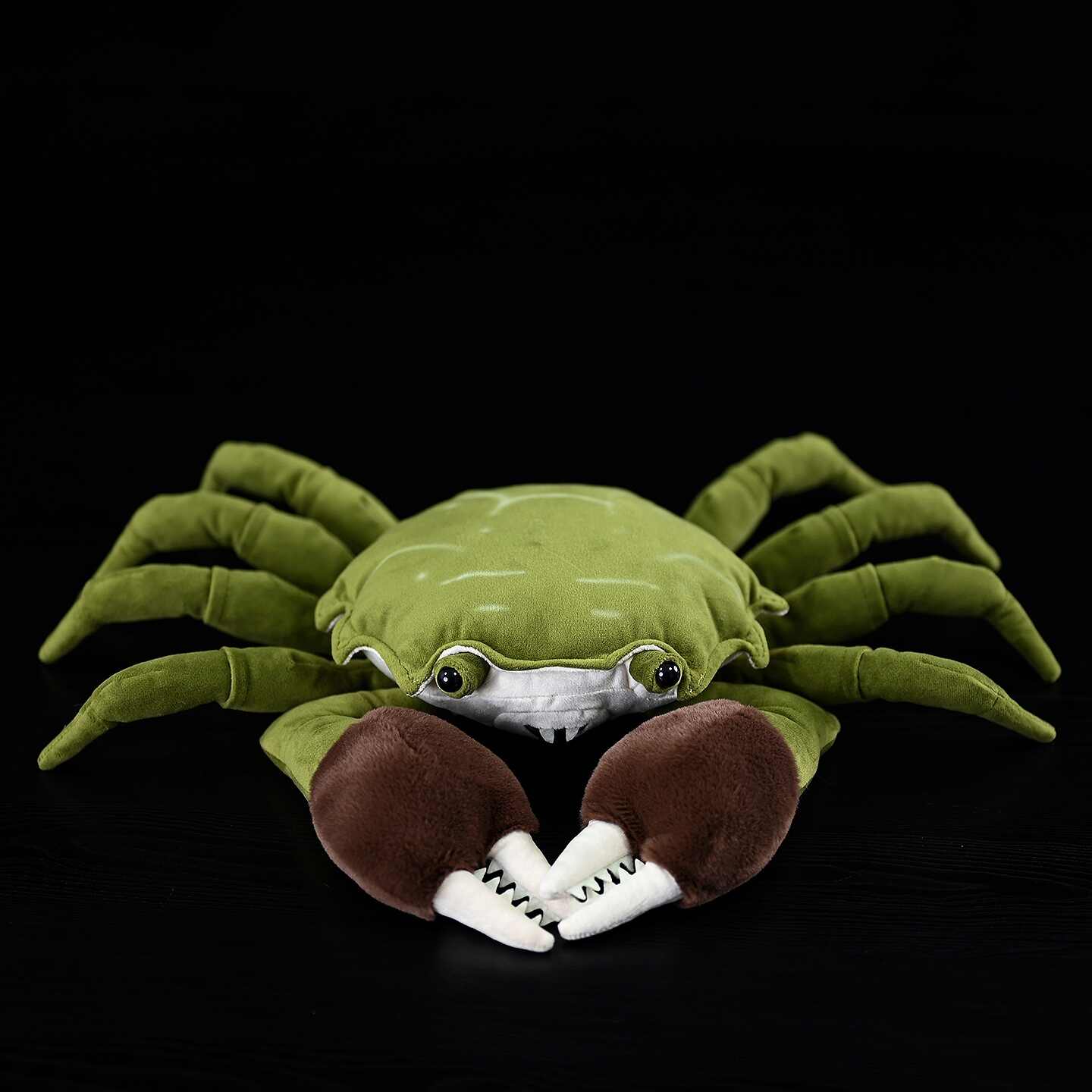Super Squishy Green Hairy Crab Plushie