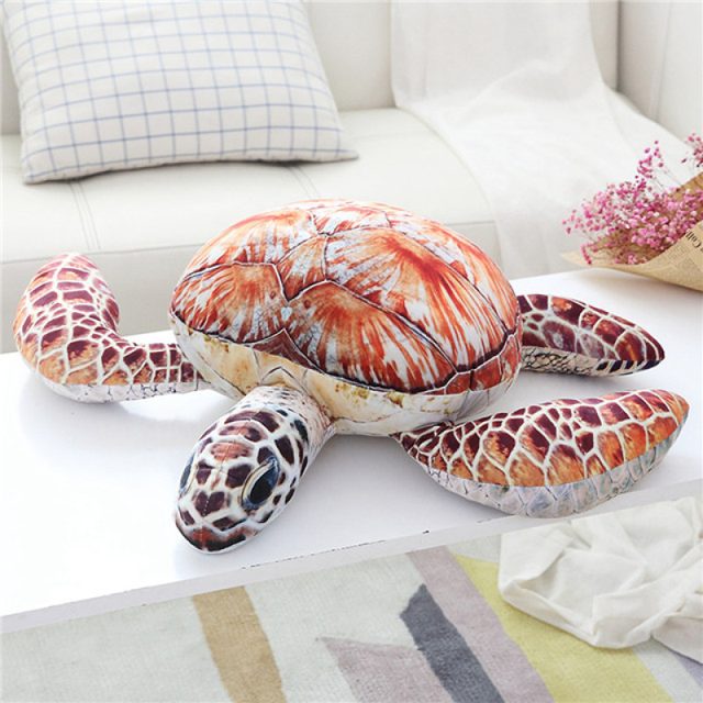 Realistic Sea Turtle Squish Pillow Plush โ photo 6