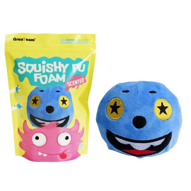 Slow-Rise Skull Squishy Ball — photo 4