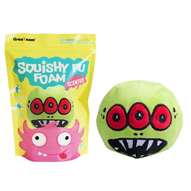 Slow-Rise Skull Squishy Ball — photo 3