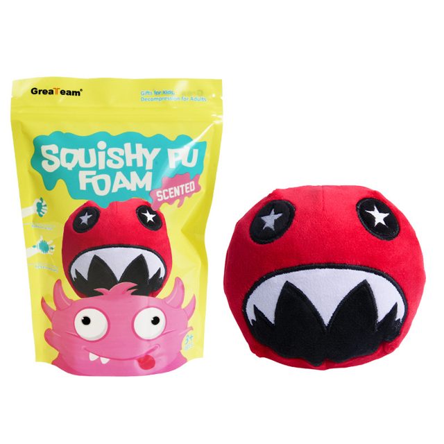 Slow-Rise Skull Squishy Ball — photo 2