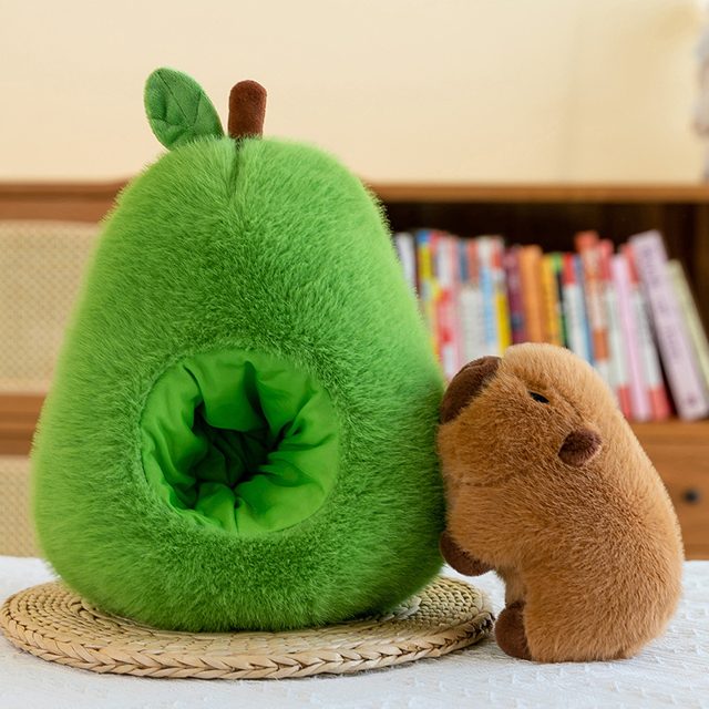 Capybara in an Avocado Burrow Plush — photo 2