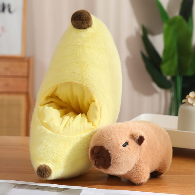 Peekaboo Banana Capybara Plush โ photo 2