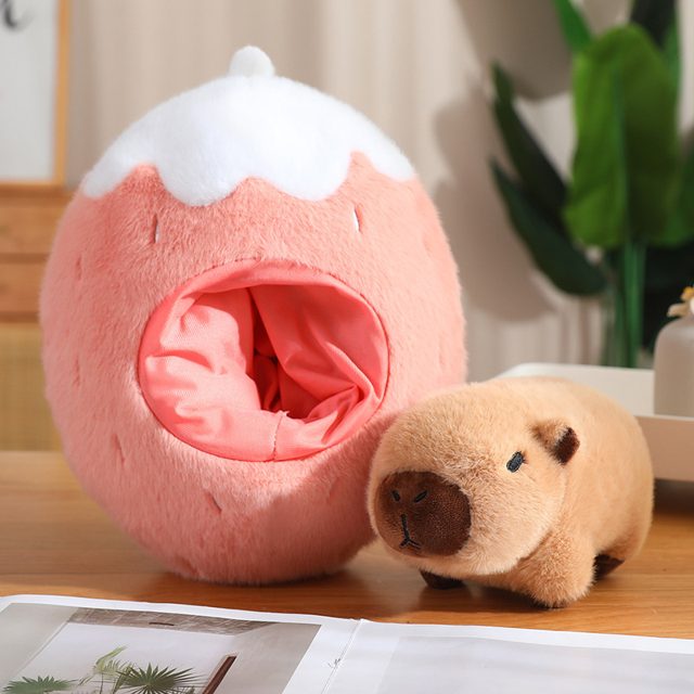 Strawberry Cottage Capybara Bed Plush — photo 2