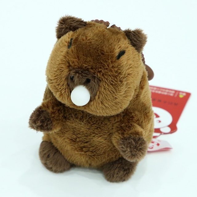 Bubble-Gum Capybara Keychain