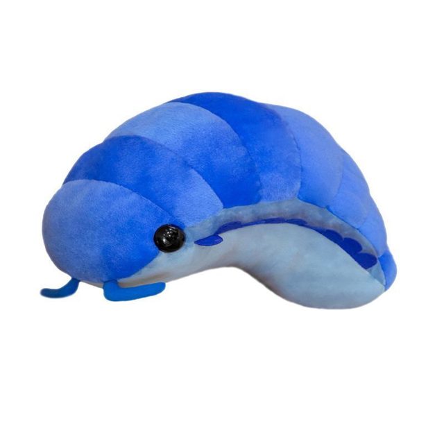 Squishy Blue Pill-Bug Roly-Poly Plushie