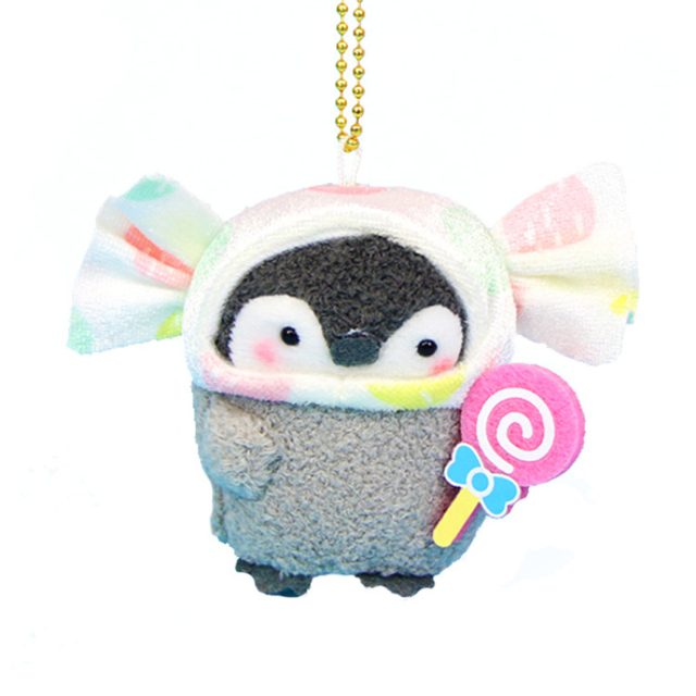 Candy-Wrapped Penguin Keychain