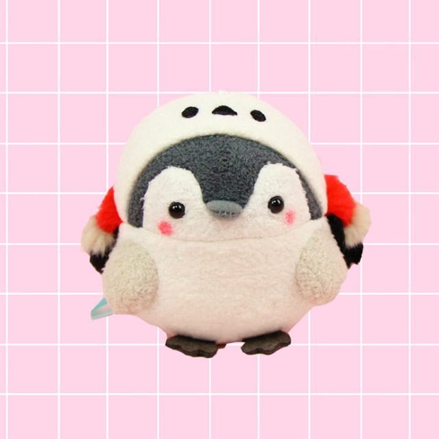 Cozy Long-Tailed Tit Bird Plush Charm