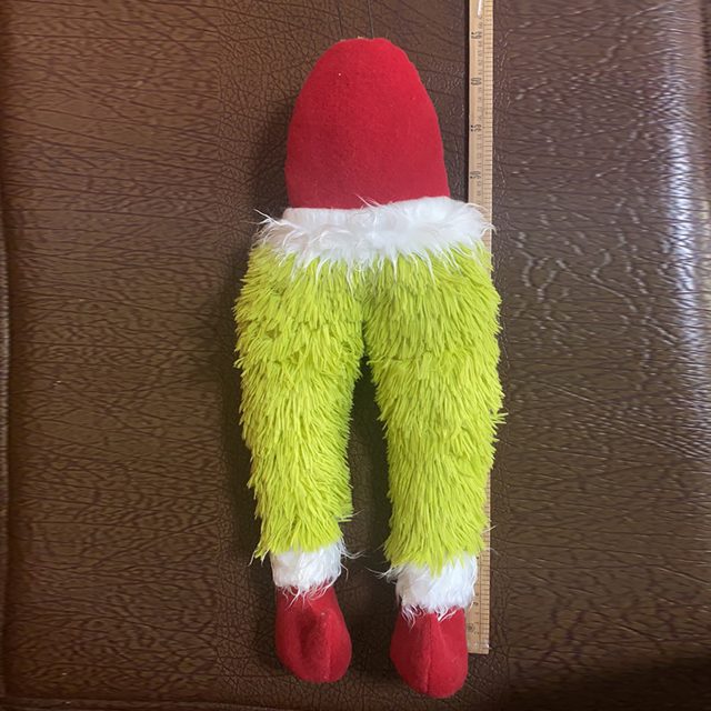 Furry Green Grinch Arm Tree Pick โ photo 2