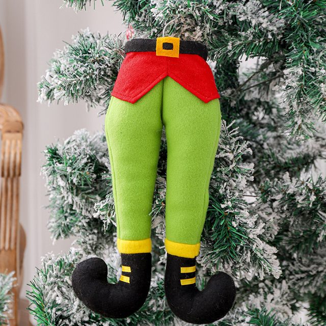 Furry Green Grinch Arm Tree Pick โ photo 3