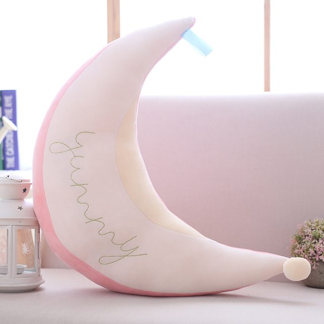 Yummy Ombre Crescent Moon Plush Pillow