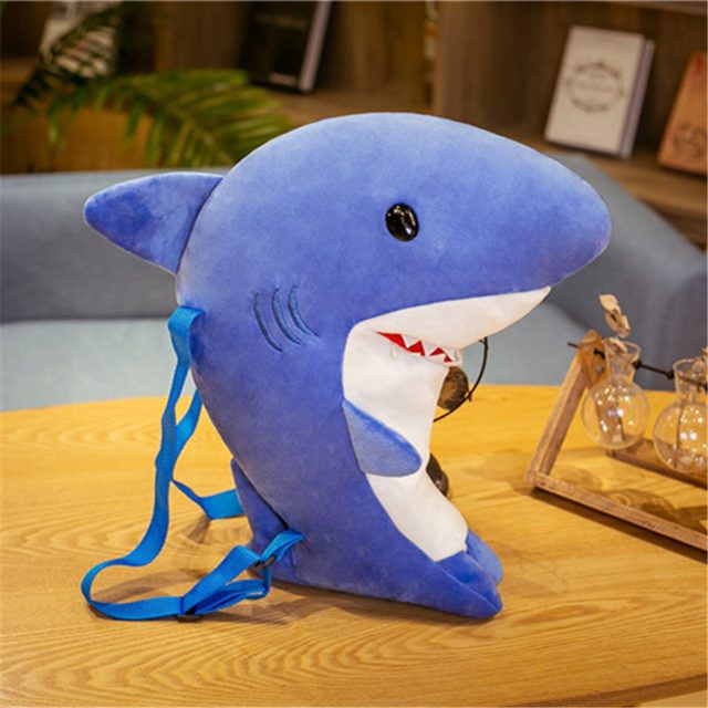 Chomping Shark Plush Backpack