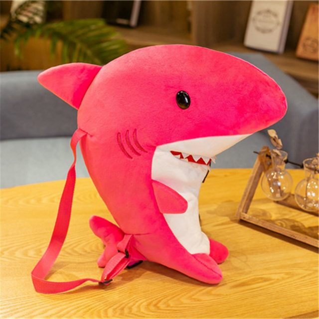 Chomping Shark Plush Backpack — photo 2