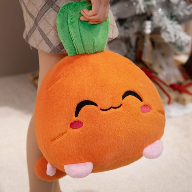 Tiny Carrot Kitty Plush