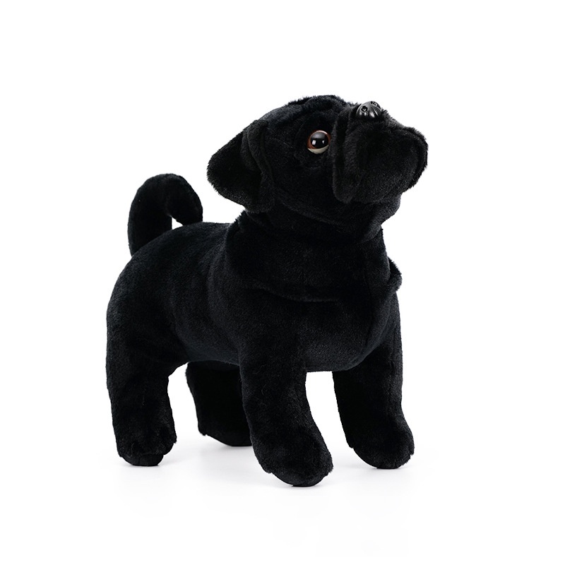 Lil' Black Pug Puppy Plush
