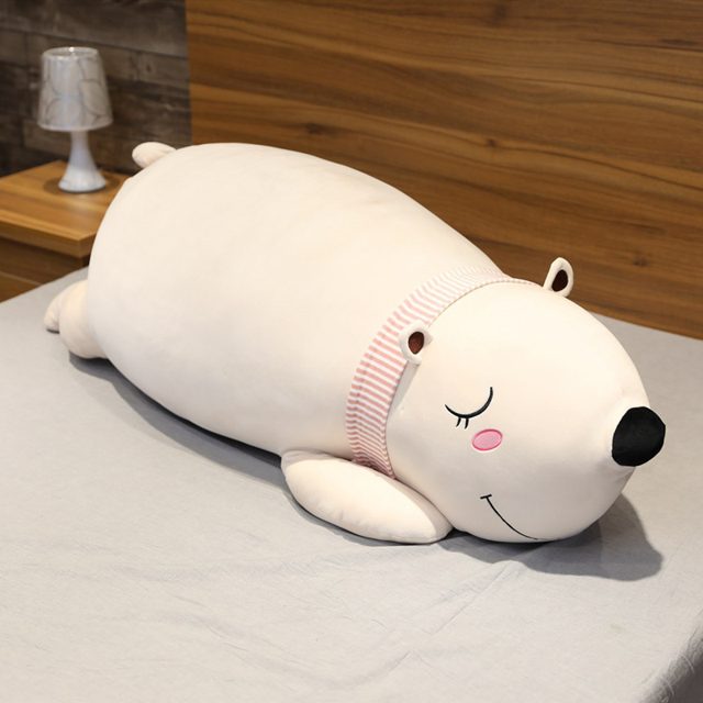 Sleepy Tan Bear Body-Pillow Plush โ photo 6