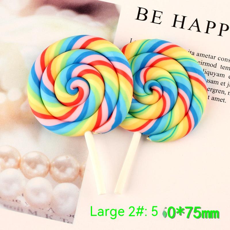 Polymer Clay Candy Accessories Lollipop Toy — photo 4