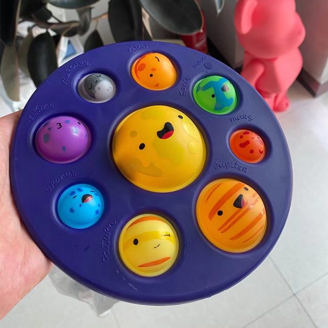 Solar System Pop Planet Fidget Board