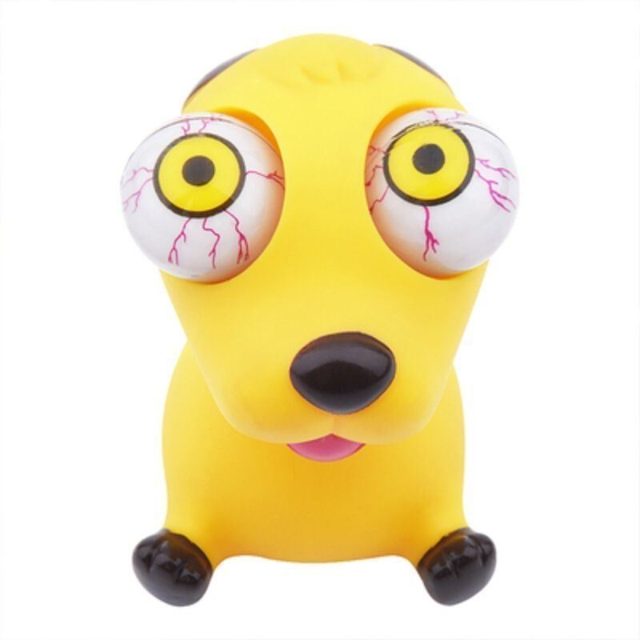 Pop-Eye Puppy Squeeze Toy