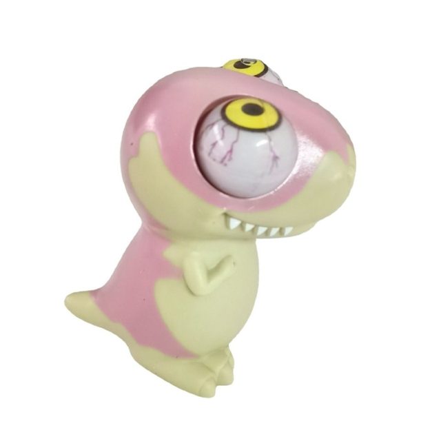 Pop-Eye Pink Dino Squeeze Toy