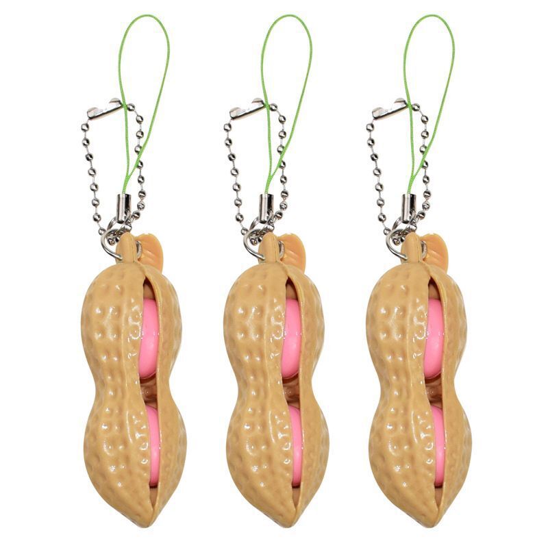 Pop-A-Bean Peanut Keychain — photo 2