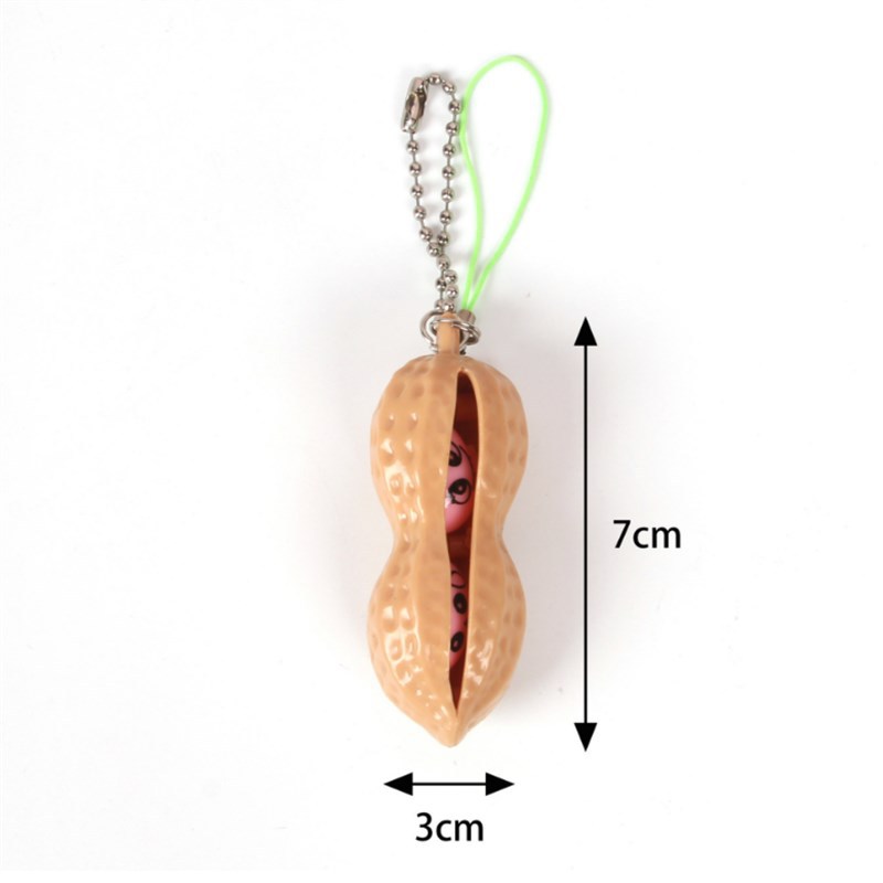 Pop-A-Bean Peanut Keychain — photo 4