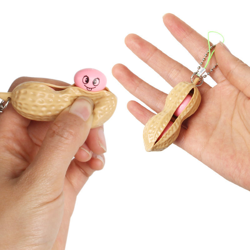 Pop-A-Bean Peanut Keychain — photo 5