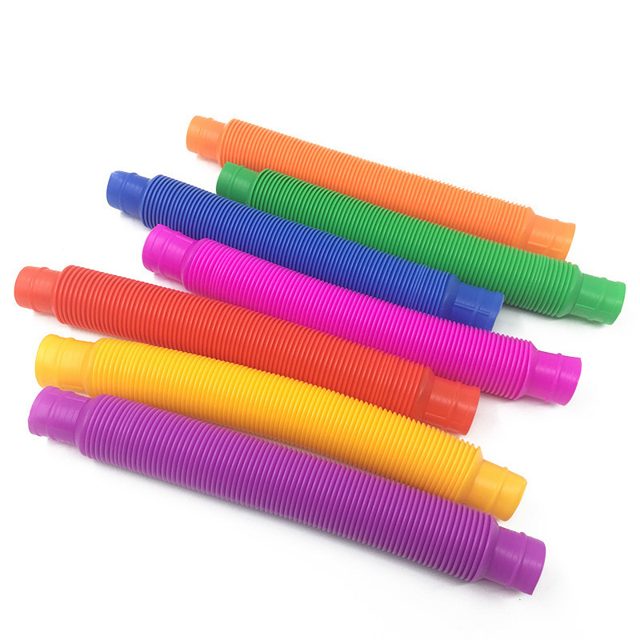 Rainbow Pop Tube Fidget Toy — photo 3