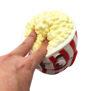 Smiley Popcorn Tub Squishy — photo 2
