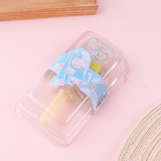 Glitter Bead Popsicle Squish Charm