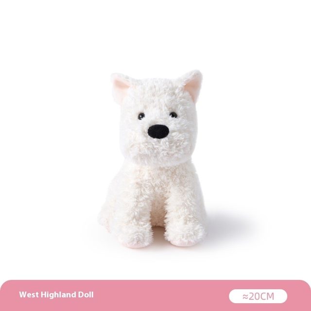 Fluffy Westie Puppy Plushie