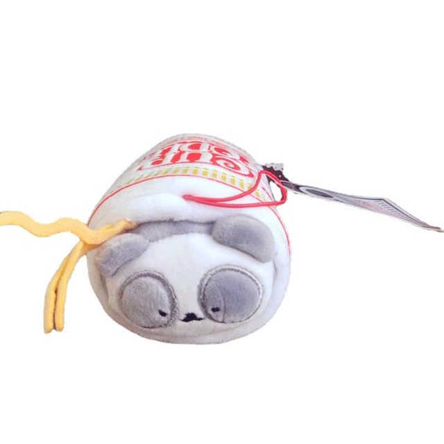 Cup Noodle Panda Plush Charm
