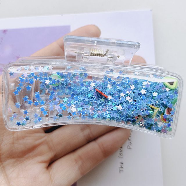 Glitter Liquid Star Hair Claw — photo 3